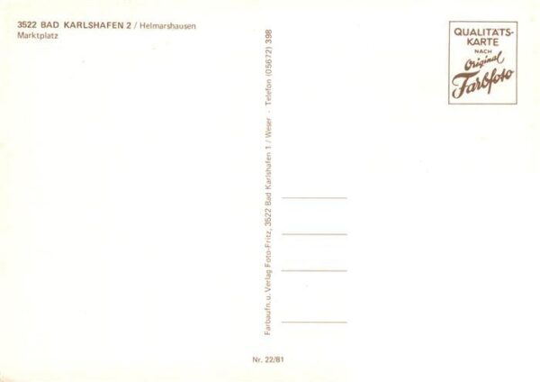 Helmarshausen Marktplatz – Bild 2