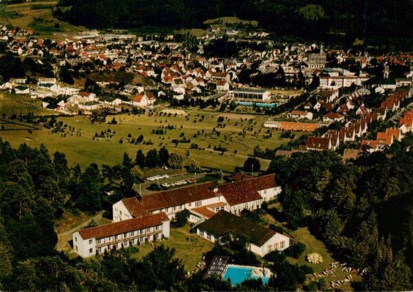 Gladenbach Fliegeraufnahme Dt Postgewerkschaft Erholungsheim Haus Blankenstein