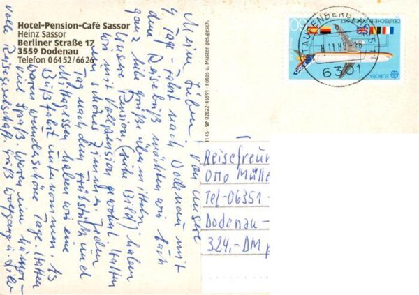 Dodenau Battenberg Eder Hotel Pension Cafe Sassor Gaststube Schwimmbad – Bild 2