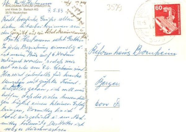 Neukirchen Knuellgebirge Waldsanatorium Urbachtal und Klinik Dr Bartsch KG Flieg – Bild 2