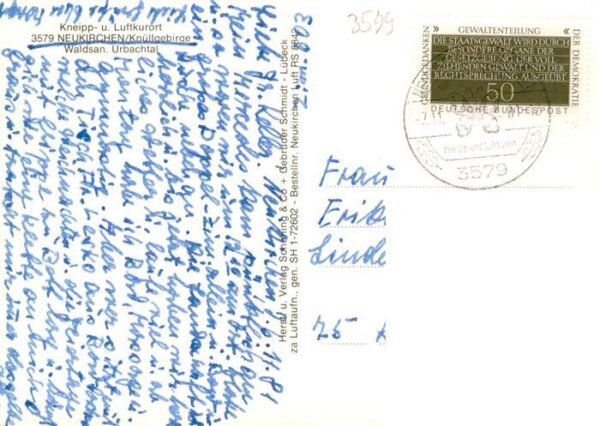Neukirchen Knuellgebirge Waldsanatorium Urbachtal und Klinik Dr Bartsch KG Flieg – Bild 2