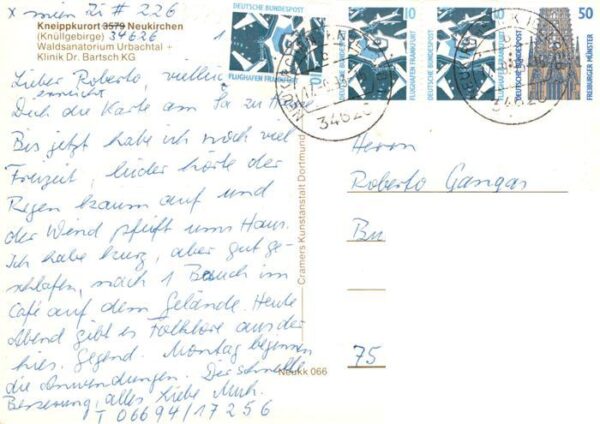 Neukirchen Knuellgebirge Waldsanatorium Urbachtal und Klinik Dr Bartsch KG Flieg – Bild 2