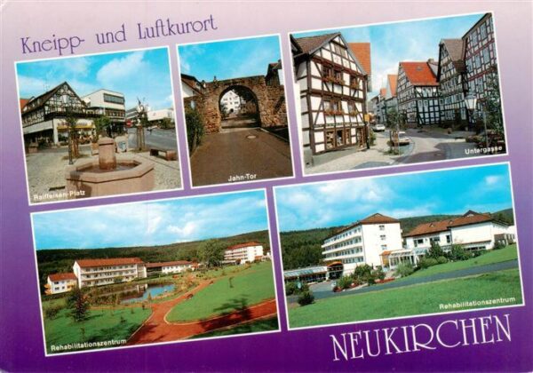 Neukirchen Knuellgebirge Raiffeisen Platz Jahn Tor Untergasse Rehacentrum