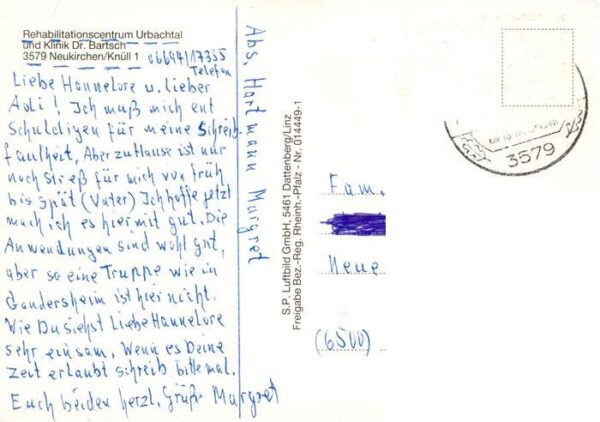 Neukirchen Knuellgebirge Waldsanatorium Urbachtal und Klinik Dr Bartsch KG Flieg – Bild 2