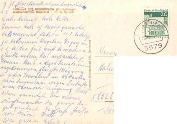 Neukirchen Knuellgebirge Waldsanatorium Urbachtal und Klinik Dr Bartsch KG – Bild 2