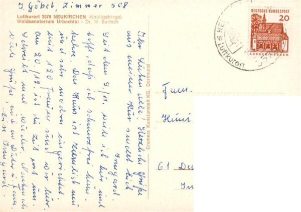 Neukirchen Knuellgebirge Waldsanatorium Urbachtal und Klinik Dr Bartsch KG – Bild 2