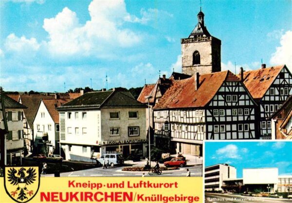 Neukirchen Knuellgebirge Ortspartie Rathaus Kurverwaltung