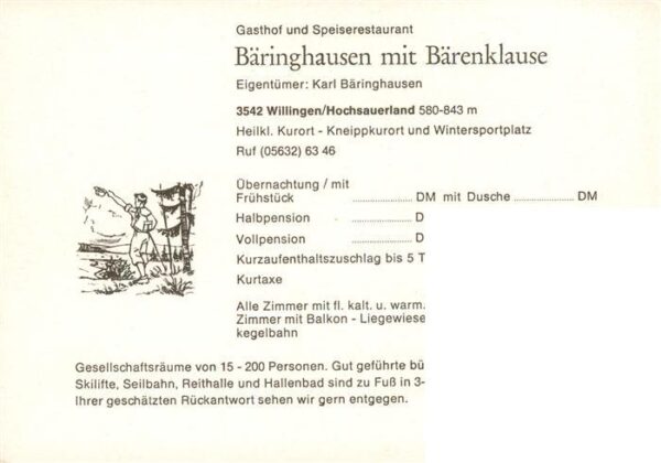 Willingen Sauerland Gasthof Baeringhausen – Bild 2