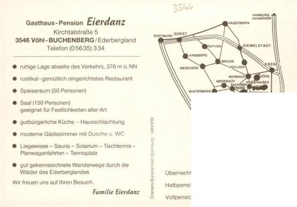 Buchenberg Voehl Gasthaus Pension Eierdanz Gastraeume Garten – Bild 2