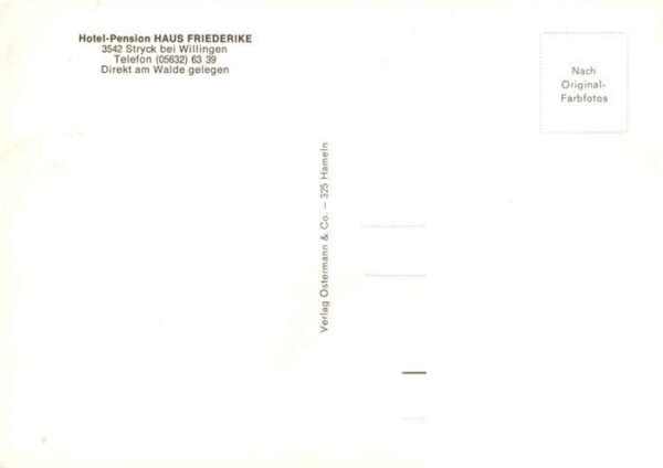 Stryck Hotel Pension Haus Friederike Gastraum – Bild 2