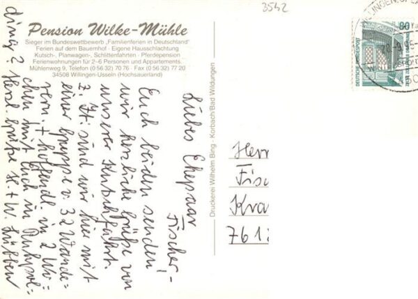 Usseln Pension Wilke-Muehle Sieger im Bundeswettbewerb Familienferien in Deutsch – Bild 2
