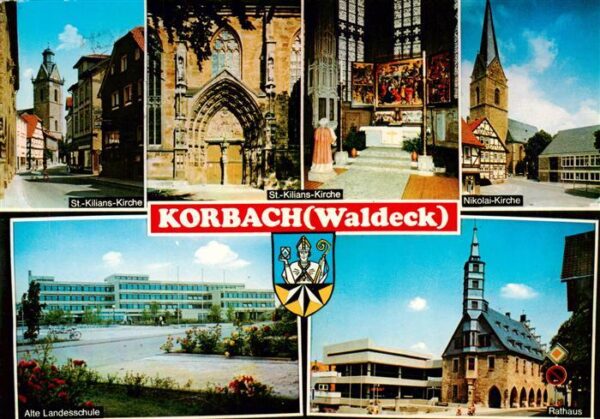 Korbach Kirchen Portal Altar Landesschule Rathaus