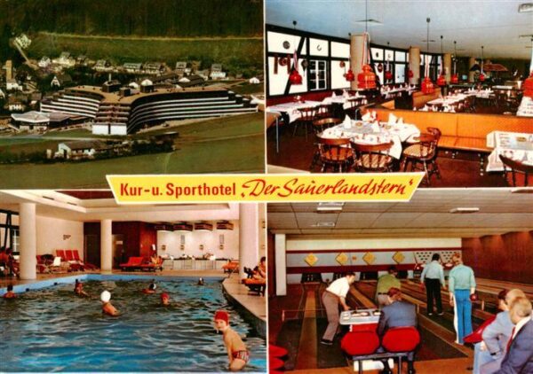Willingen Sauerland Kur- und Sporthotel Der Sauerlandstern Restaurant Kegelbahn