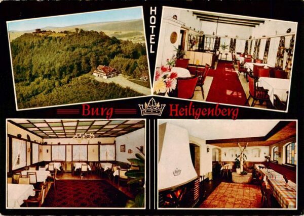 Heiligenberg Hessen Hotel Burg Heiligenberg Restaurant Luftaufnahme