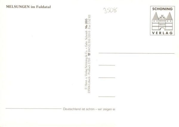 Melsungen Fulda Fachwerk-Rathaus Altstadt Brunnen Schloss Bruecke Partie an der – Bild 2