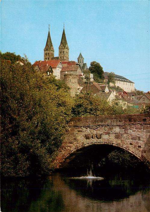Fritzlar Malerwinkel mit Blick auf den Dom