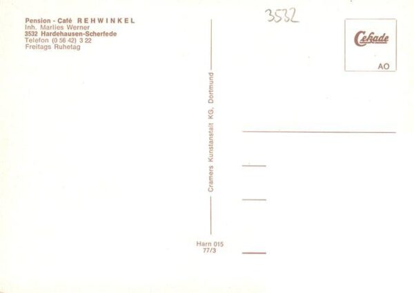 Scherfede Pension Café Rehwinkel – Bild 2