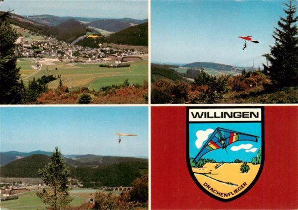 Willingen Sauerland Panorama Drachenfliegen Kurort im Naturpark Diemelsee