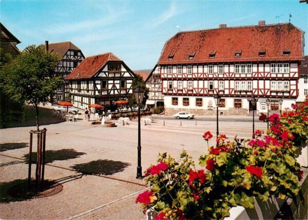 Wolfhagen Marktplatz mit altem Rathaus