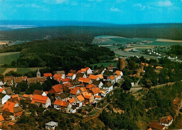 Trendelburg Diemel Deisel Hessen Fliegeraufnahme