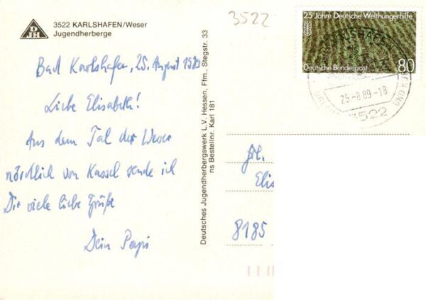 Karlshafen Bad Jugendherberge Gastraeume – Bild 2
