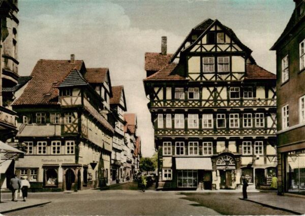 Hann. Muenden Alte Haeuser in der Langestrasse