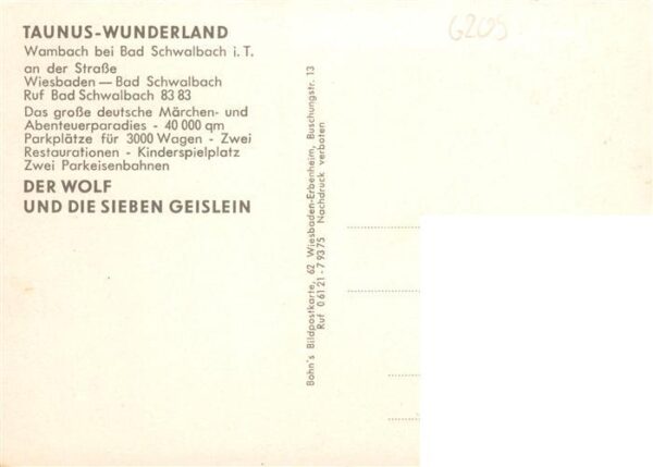 Wambach Bad Schwalbach Taunus Taunus Wunderland Maerchen und Abenteuerparadies – Bild 2