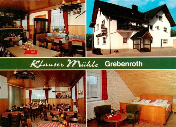 Grebenroth Klauser Muehle Gastraeume Zimmer