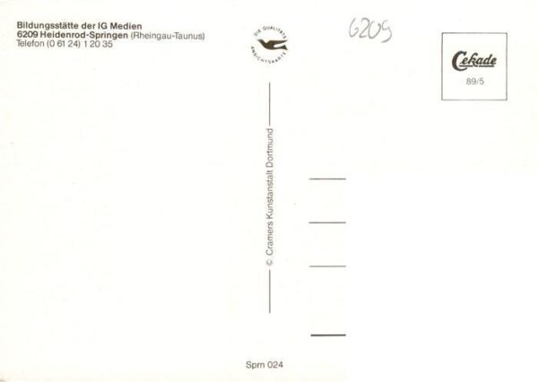 Springen Heidenrod Taunus Fliegeraufnahme mit Bildungsstaette der IG Medien – Bild 2