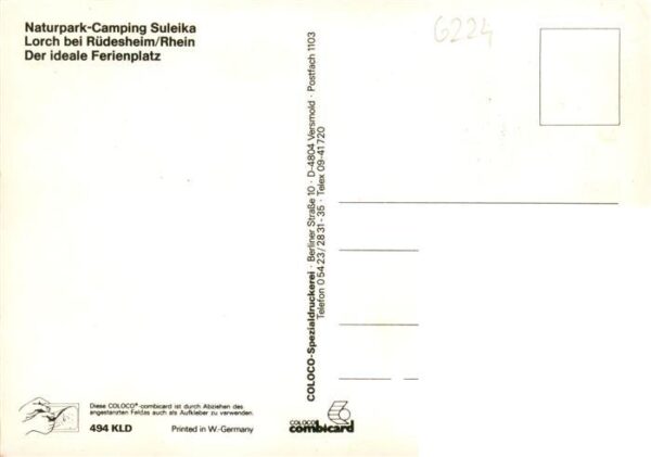 Assmannshausen Rhein Naturpark Camping Suleika – Bild 2