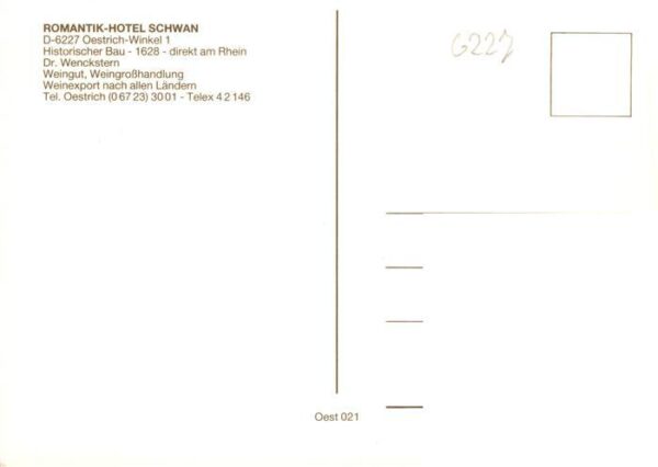 Oestrich-Winkel Romantik Hotel Schwan – Bild 2