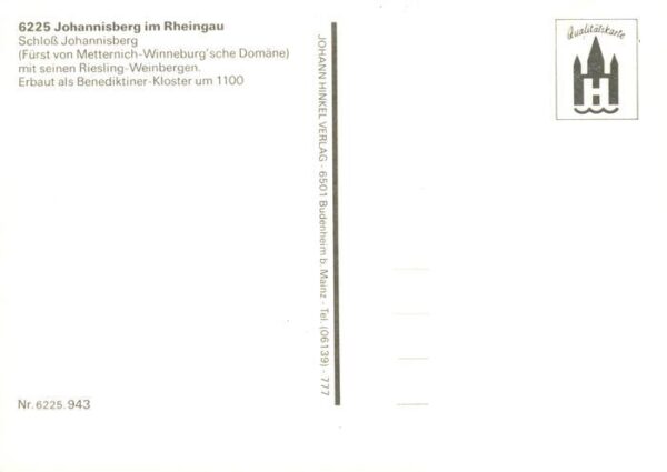 Johannisberg Rheingau Schloss Johannisberg Weinlese – Bild 2