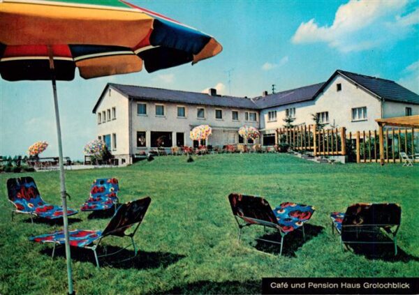 Presberg Rheingau Ruedesheim Cafe Pension Haus Grolochblick