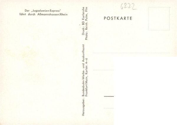 Assmannshausen Rhein Panorama mit Jugoslawien Express – Bild 2