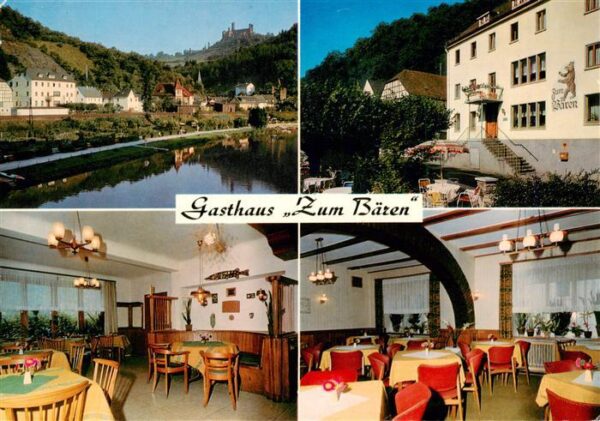 Balduinstein Gasthaus Zum Baeren Gastraeume Lahnpartie