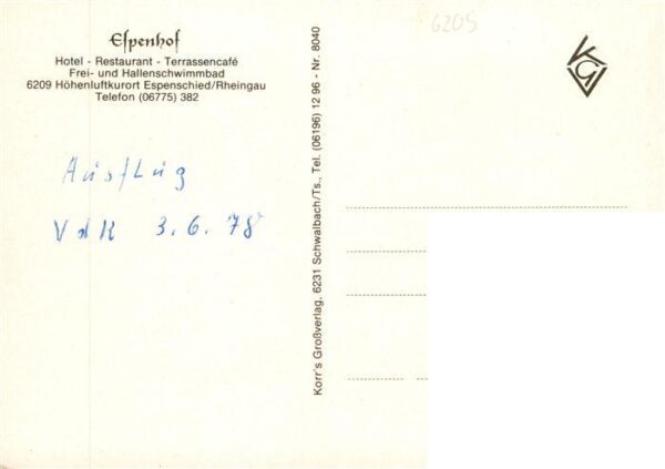Espenschied Lorch Espenhof Hotel Restaurant Terrassencafe Hallenbad Gastraeume – Bild 2
