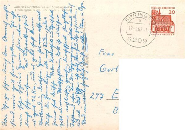 Springen Heidenrod Taunus Schulungs und Erholungsheim Springen der IG Druck und – Bild 2