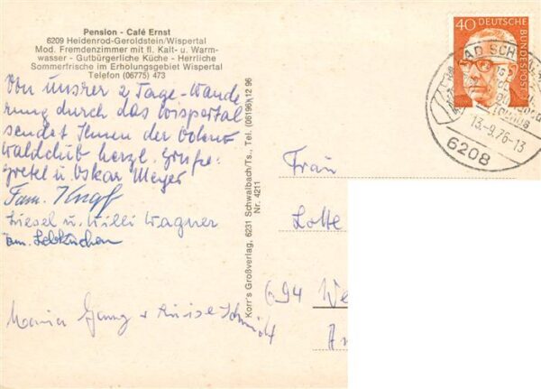 Geroldstein Geroldsteiner Fenster Cafe Pension Ernst Burgblick Gesellschaftsraum – Bild 2