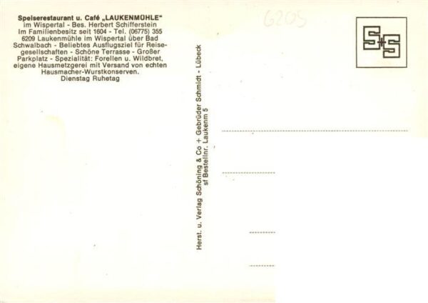 Laukenmuehle Bad Schwalbach Restaurant Cafe  Laukenmuehle im Wispertal Jagdzimme – Bild 2