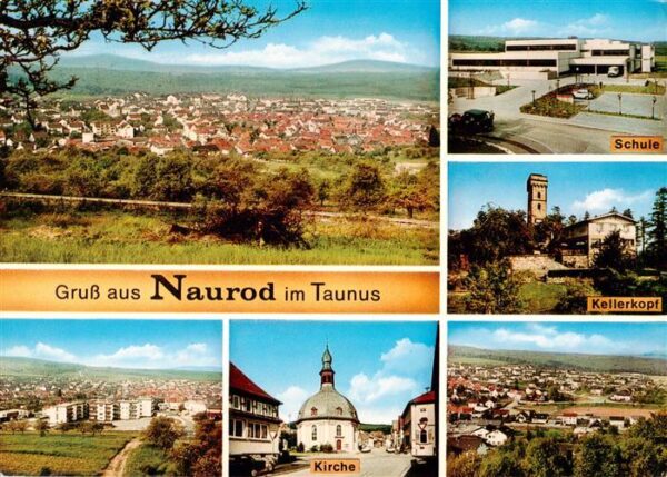 Naurod Panorama Schule Kellerkopf Kirche Ortspartien