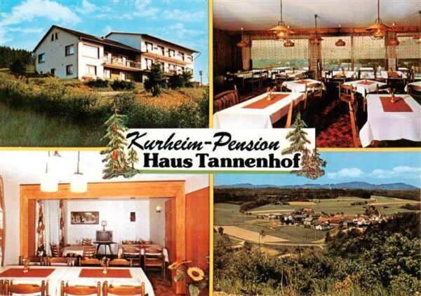Gladenbach Kurheim Pension Haus Tannenhof Restaurant Panorama Kneipp- und Luftku
