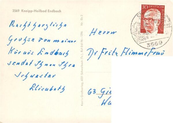 Bad Endbach Teilansichten Kneippkurort Minigolfplatz Kneipp-Kurinstitut – Bild 2