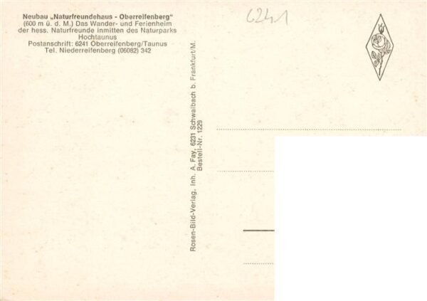Oberreifenberg Naturfreundehaus Aussichtsturm – Bild 2