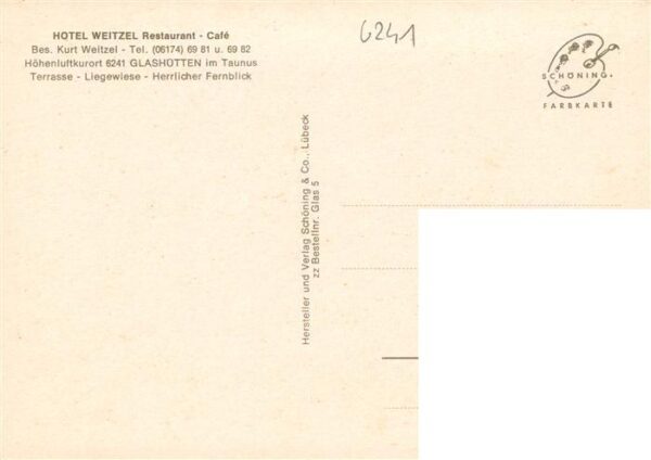 Glashuetten  Taunus Restaurant Cafe Hotel Weitzel Gastraeume – Bild 2