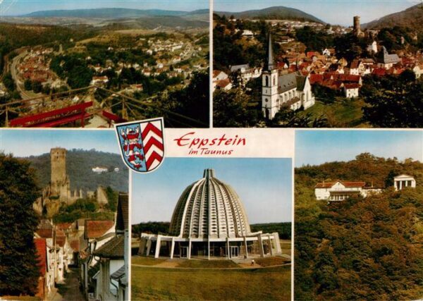 Eppstein Taunus Panorama Kirche Burg Halle