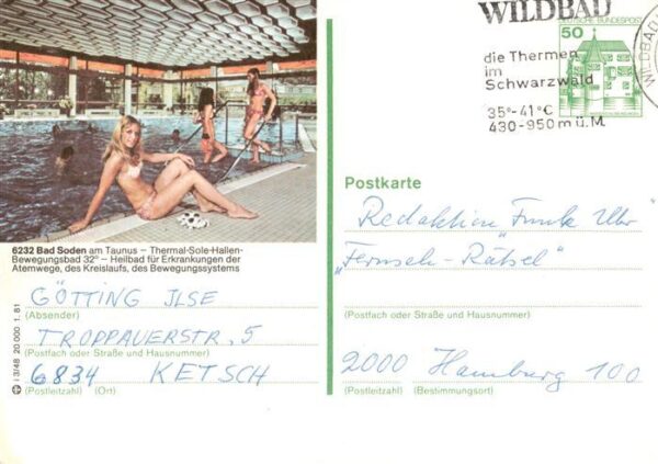 Bad Soden  Taunus Thermal Sole Hallenbad