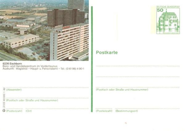 Eschborn Buero und Handelszentrum im Vordertaunus