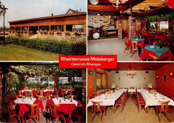 Oestrich-Winkel Rheinterrasse Molsberger Gastraeume