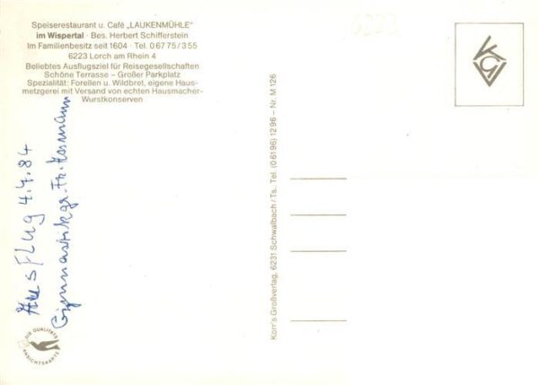 Lorch Rheingau Restaurant Cafe Laukenmuehle – Bild 2