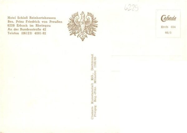 Erbach Rheingau Fliegeraufnahme mit Hotel Schloss Reinhartshausen – Bild 2